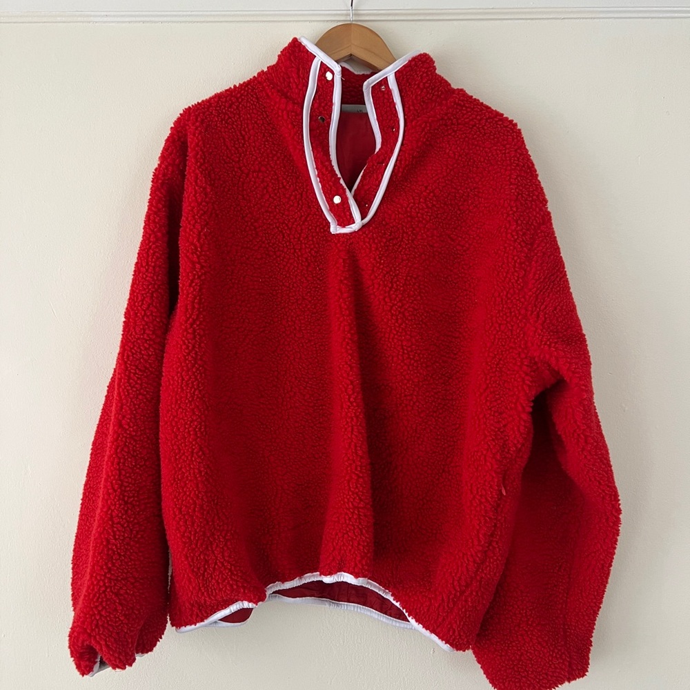 Parke Fleece — Red L/XL